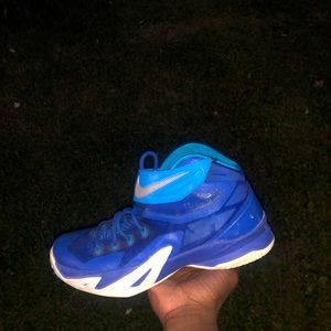 Nike Lebron Zoom Soldier VIII 8 Photo Blue Men's
